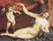 Lorenzo Lotto Venus and Cupid France oil painting reproduction